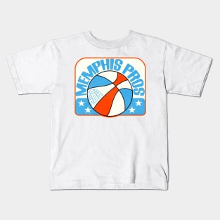 Defunct Memphis Pros Basketball Kids T-Shirt